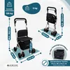 Mpbiclinic Rollator s košíkom Shopper rollator nákupná Náhľad obrázku produktu 2