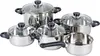KARL KRÜGER Set di pentole in acciaio inox Apollo 5 pezzi Anteprima dell’immagine prodotto 1