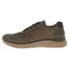 Rieker Sneaker Herren Alltagsschuhe Modeschuhe braun-grün Produktbild-Vorschau 3