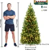 LZQ 180cm LED Künstlicher Weihnachtsbaum 300 LEDs, Produktbild-Vorschau 2