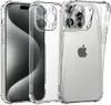 Two clear phone cases are shown, one with a phone inside, against a white background. Produktbild-Vorschau