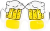 Oblique Unique Bier Brille Spaßbrille Partybrille für Produktbild-Vorschau 1