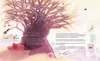 An illustration from a children's book showing a unicorn sitting under a large, twisted tree filled with birds. There are also smaller illustrations on the right side of the page. Produktbild-Vorschau