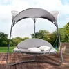 Leco Luxus-Schaukelbett "Mareike"  mit Sonnendach, Produktbild-Vorschau 2