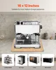 A VEVOR appliance slider pad with an espresso machine on it, surrounded by smaller images of other kitchen appliances. Anteprima dell’immagine prodotto