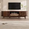 Merax TV-Schrank aus Rattan in Landhausstil, TV Lowboard Produktbild-Vorschau 2