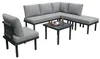 6-teiliges Garten-Lounge-Set Sitzgruppe mit verzinktem Produktbild-Vorschau 9