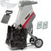 A garden shredder with accessories displayed against a white background. Produktbild-Vorschau