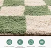 Retro Teppich - Gambit Grün Weiß - 120x170cm - Retro - Produktbild-Vorschau 6