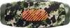 A top-down view of a camouflage-patterned portable speaker. Produktbild-Vorschau