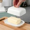 Beurrier en céramique blanc Voir les images du produit 4