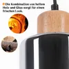 ZMH Lampe à suspendre 4 flammes en bois Lampe à suspendre Voir les images du produit 3