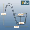 Vilde | Support de jardinière de balcon métal noir - Voir les images du produit 4