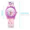 A close-up of a child's watch with measurement indicators and text. Produktbild-Vorschau