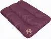 A purple dog mat with a paw print logo. Produktbild-Vorschau