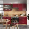 Küchenzeile Vicco Fame-Line Bordeaux Hochglanz/Goldkraft Produktbild-Vorschau 4