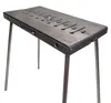 GOROCH Klappbarer Mangal Grill Stahl 2 mm für 10 Spieße - Produktbild-Vorschau 3
