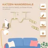PawHut Katzen Kletterwand Set, 3-teilig Katzenmöbel mit Produktbild-Vorschau 4