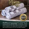 6er Set Geschirrtücher, 65x65 cm, 100% Baumwolle, grau Produktbild-Vorschau 5