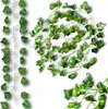 Feuilles de lierre suspendues pour couronne, vertes, 210 Voir les images du produit 18