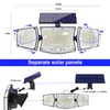 199LED solární dálkové ovládání senzor nástěnné světlo Náhled obrázku produktu 6