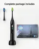 Brosse à dents électrique sonique noire avec écran LED, Voir les images du produit 2