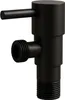 Balneo | Eckventil 1/2 x 1/2 Edelstahl Schwarz | Produktbild-Vorschau 1