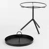Mica Decorations Aston Tabletttisch - H40 x Ø31 cm - Metall Produktbild-Vorschau 6