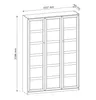 AX LIVING Lit escamotable Lit pliant en blanc Raiane PT140 Voir les images du produit 4