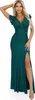 Numoco. Vestido de fiesta para mujer, color verde botella, Vista previa de la imagen del producto 7