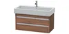 Waschtischunterbau KETHO 440x950x410mm weiß hochglanz weiß Produktbild-Vorschau 3