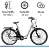 Zündapp Z510 E Bike 28 Zoll Damenfahrrad ab 155 cm mit 3 Produktbild-Vorschau 4