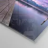Bilder auf glas - See Berge Wasser - 70x70cm - Glasbilder - Produktbild-Vorschau 5