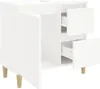 Badschrank Weiß 65x33x60 cm Holzwerkstoff Produktbild-Vorschau 6