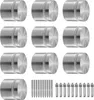 SucceBuy - Set da 10 supporti rotondi a morsetto per Anteprima dell’immagine prodotto 1