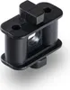 A black plastic plant holder is shown against a white background. Náhled obrázku produktu