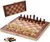 Jayseuw Schachspiel 29x29 cm Holz klappbares Schachbrett Produktbild-Vorschau 8