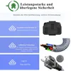 Netzkabel 3 Polig,Kaltgerätekabel 3m Nylon-Geflecht Produktbild-Vorschau 4