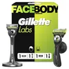 Gillette Labs, rasoio da uomo per viso e corpo, confezione Anteprima dell’immagine prodotto 1