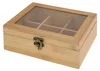 Dekorative Teedose aus Holz 21x16 cm Produktbild-Vorschau 7
