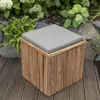Teakholz Hockerbox Oxford inkl. Kissenauflage - bene living Produktbild-Vorschau 13
