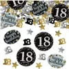 Konfetti für den Tisch Gold Silber 18 Jahre Geburtstag 34g Produktbild-Vorschau 3