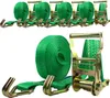 5x Profi Ratschen Spanngurt Spanngurte Zurrgurt 2-tlg 6m 2t Produktbild-Vorschau 1