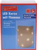 TrendLine LED Kerze mit Flamme 20 x Ø 15 cm warmweiß Außen Produktbild-Vorschau 2
