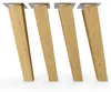 4x sossai Holzfüße eckig - schräge Ausführung 25cm Eiche Produktbild-Vorschau 3