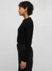 Urban Classics - Damen Short Waffle Pullover - BLACK - 4XL Produktbild-Vorschau 8