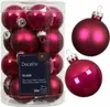 Christbaum-Mini-Kugeln Festive Pink Ø 3,5 cm aus Glas - Produktbild-Vorschau 4