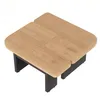 Moderner Couchtisch mit LED, umweltfreundliches Holz, Produktbild-Vorschau 14