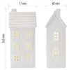 LED keramický domeček, 16 cm, 1x CR2032, vnitřní, teplá bílá, časovač Náhled obrázku produktu