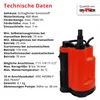 Grafner® Schmutzwasser Drainage Tauchpumpe 400 Watt 7500L/h Produktbild-Vorschau 9